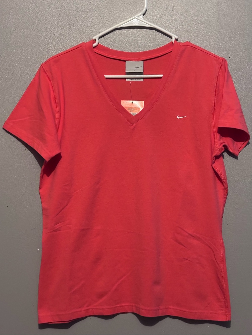 NWT Salmon Pink Nike V-Neck T-Shirt